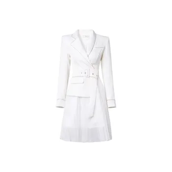 AUI Long Sleeved Dress Women's White