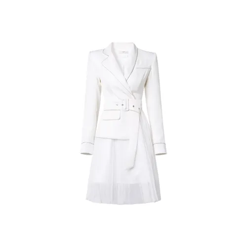 AUI Long Sleeved Dress Women's White