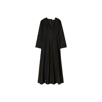 TORY BURCH Yoyo Embellished Kaftan Dress