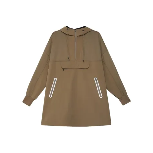 SEMICIRCLE Long Sleeved Dress Women's Khaki