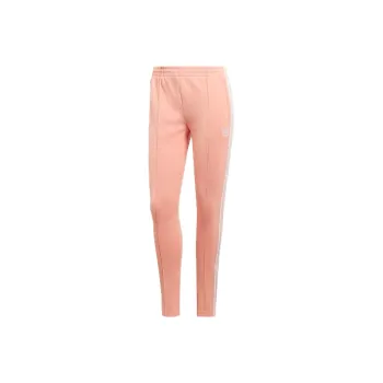 Adidas Originals SST Knitted Sports Pants Women's Gray Pink