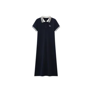 KUHNMARVIN Short Sleeved Dress Women's Deep Navy Blue