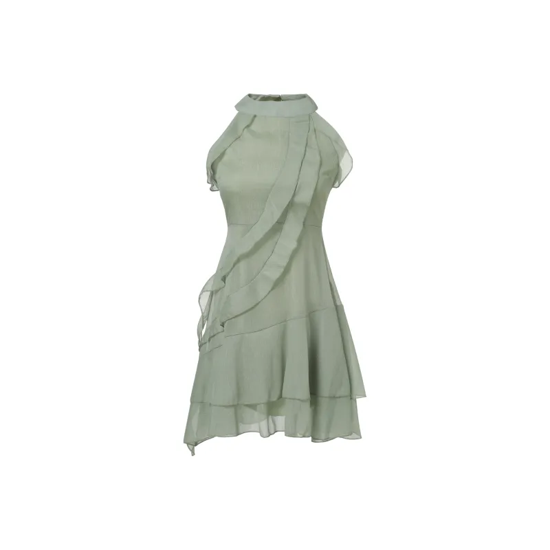 BEAUTIFUL CONFESSION Sleeveless Dresses Women's Green-0