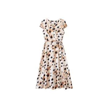 Mapping Short Sleeved Dress Women's