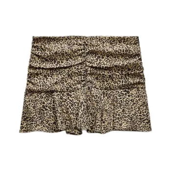 ZARA Casual Shorts Women's Leopard Print