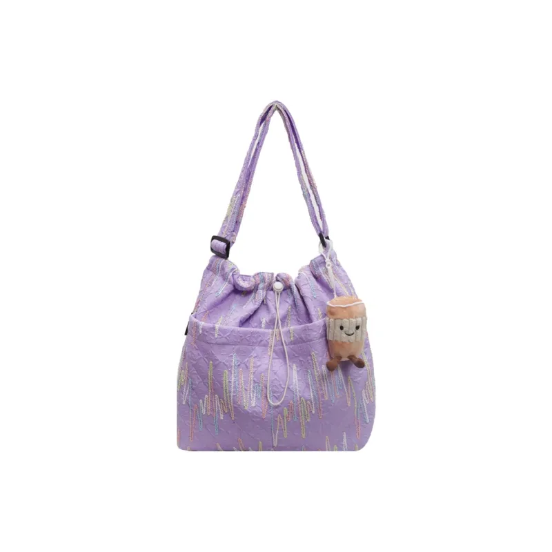 Yalu Nylon Shoulder Bag Unisex Multicolor-6