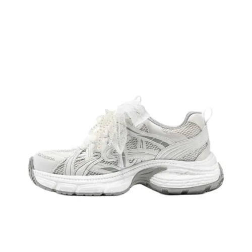 GG CC Low Top Chunky Sneakers Women's Greige