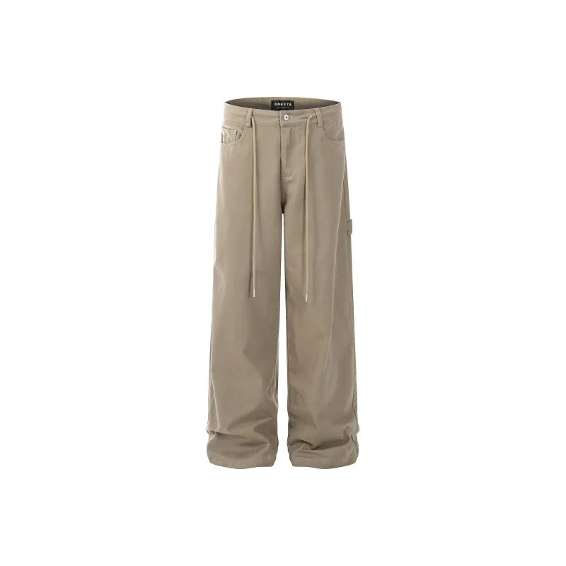 Vine Color Cargo Pants Unisex-2