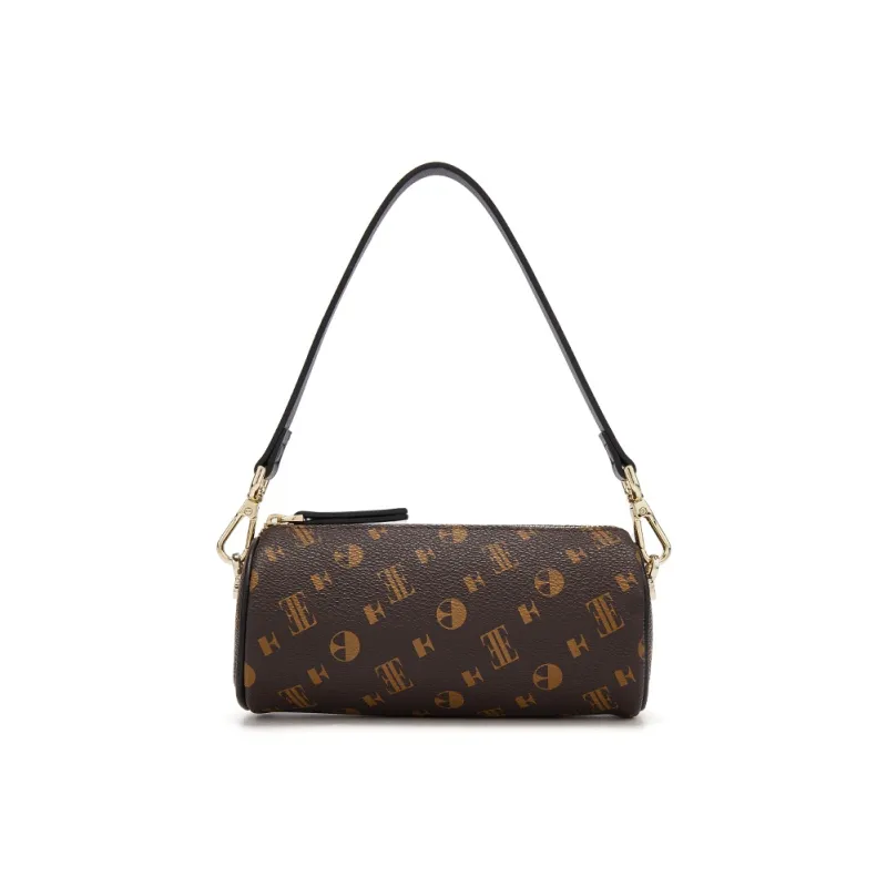 ELLE Synthetic Leather Cylinder Bag, Shoulder Bag Women's Multicolor-0