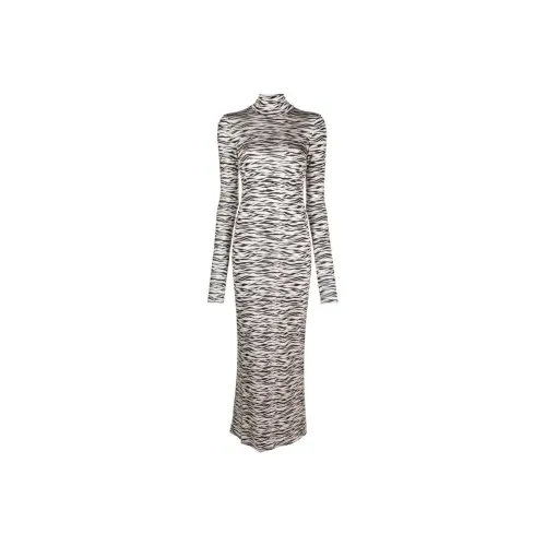 Patrizia Pepe Open Back Long Fitted Dress