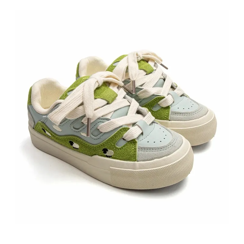 Deesha Low Top Skateboard Shoes Women's-5