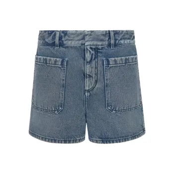 DIOR Quarterly New Products Denim Shorts Women's Blue