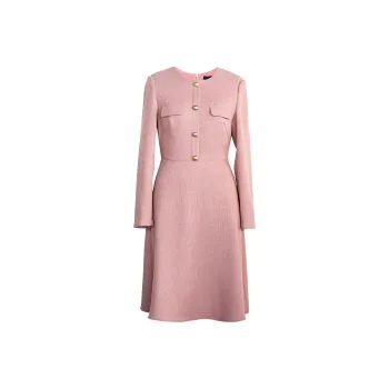 ROEYSHOUSE Long Sleeved Dresses Women's Pink