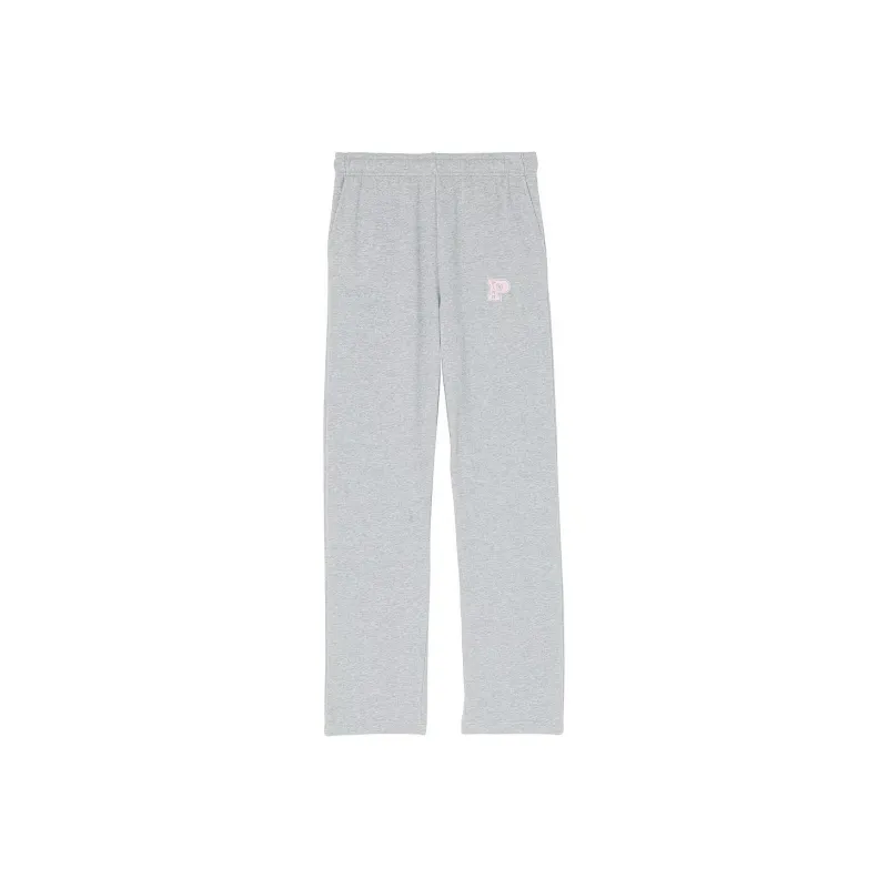 Victoria's Secret PINK Ivy Fleece Straight Leg Sweatpants/MHG Knitted Sweatpants Women's Medium Gray-0
