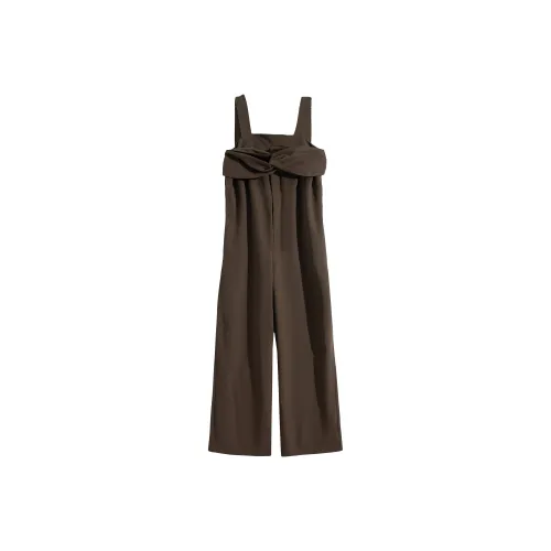 CPAURA Overalls Women's Brown