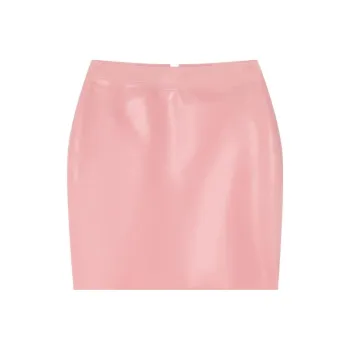 VERSACE Latex Skirt 'Pink'