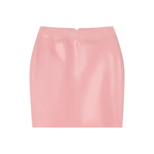 VERSACE Latex Skirt 'Pink'