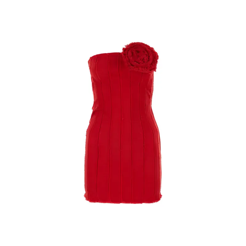 Blumarine Sleeveless Dress Women's Red-0