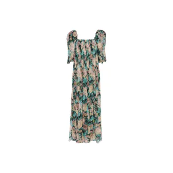 Chloe Long-Sleeved Dresses Women's Cloud Mist Turquoise