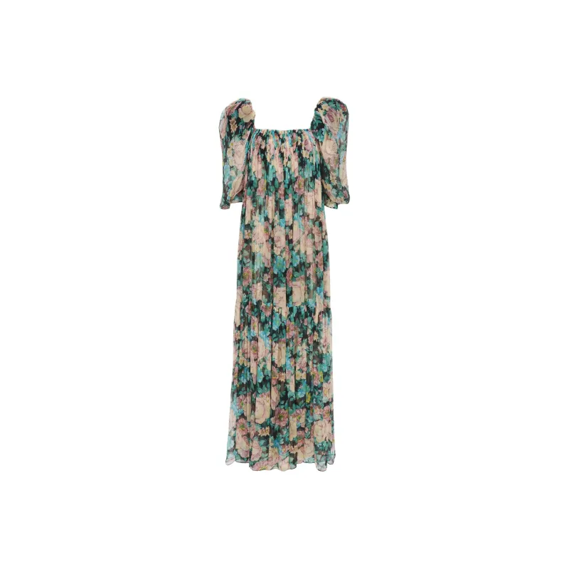 Chloe Long-Sleeved Dresses Women's Cloud Mist Turquoise-0