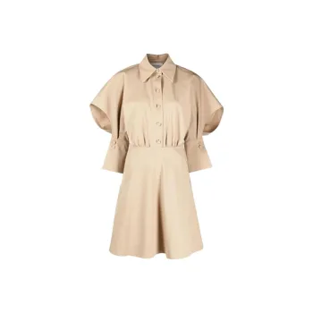 SportMax Long Sleeved Dresses Women's Khaki