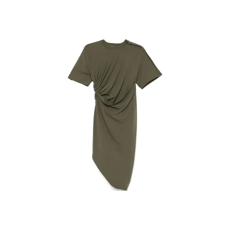 Mugler Piercing detail Midi Dress-0