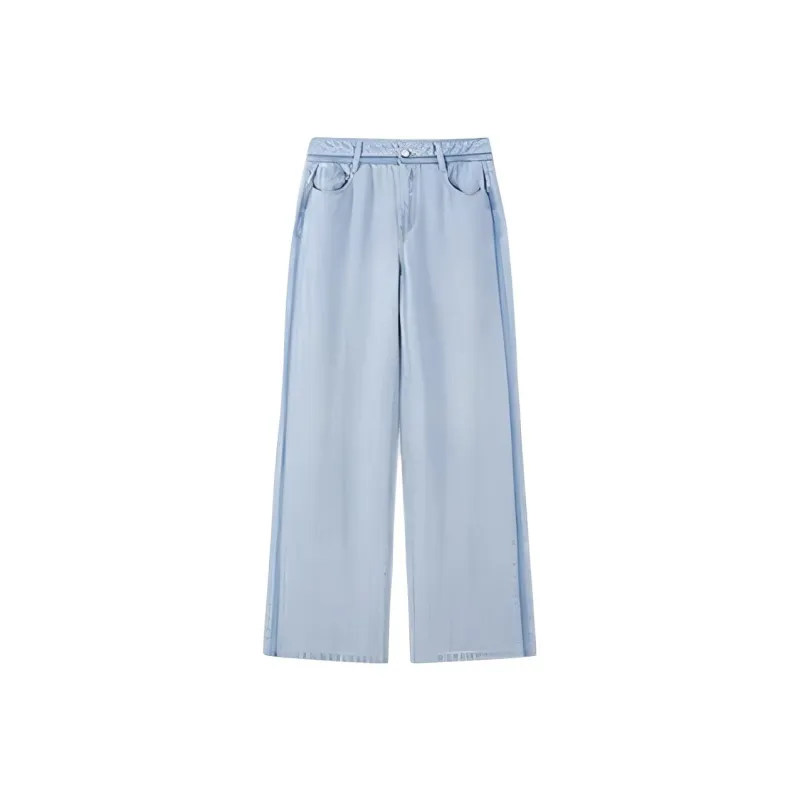 HDFULERN Jeans Women's Light Blue-0