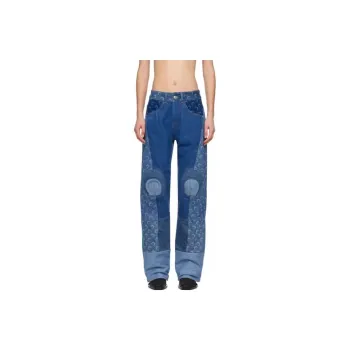 Marine Serre Jeans Women's Blue