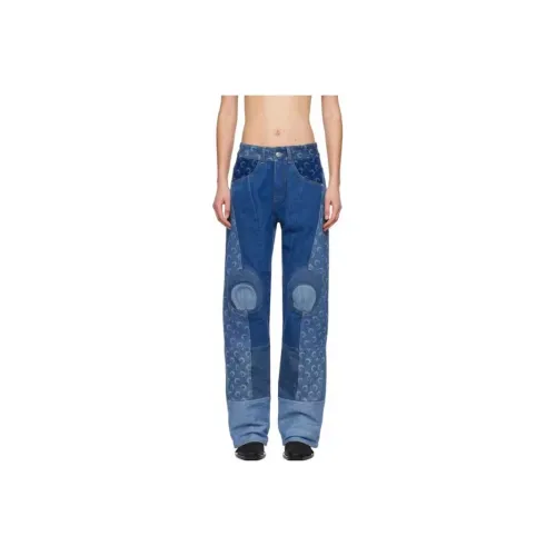 Marine Serre Jeans Women's Blue