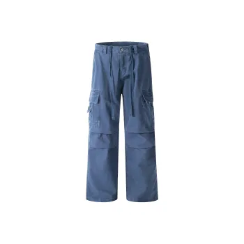 VINMUK Cargo Pants Unisex French Work Blue