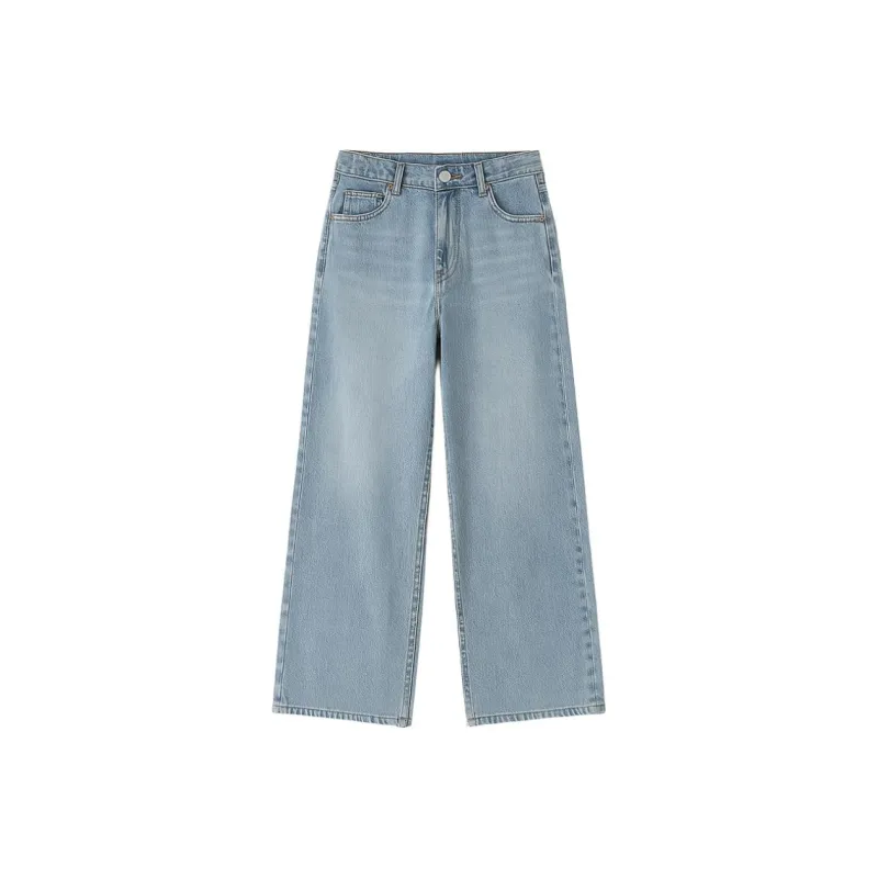 LUYOUYE Jeans Women's Blue Denim-0