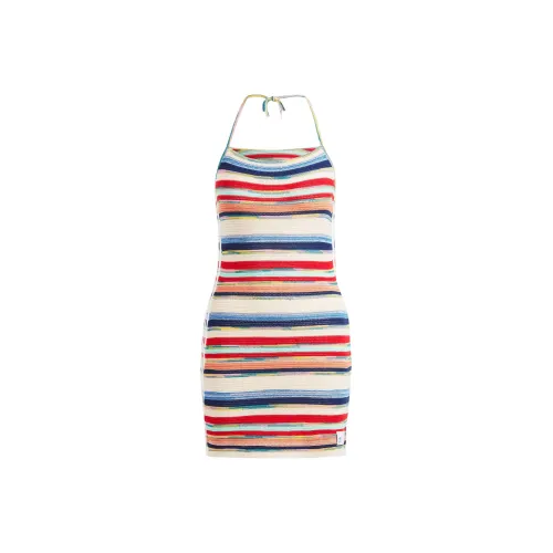 Adidas Originals Kseniaschnaider Knitted Dress Slip Dresses Women
s Multicolor