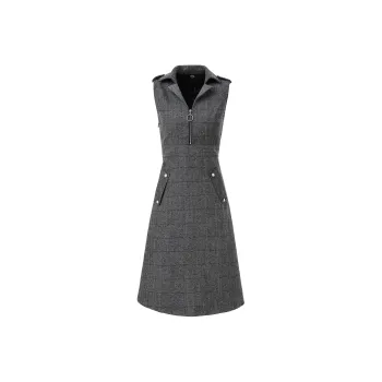 CYANINE SEA Sleeveless Dresses Women's Gray