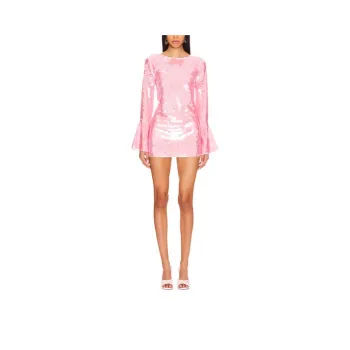LOVESHACKFANCY Long-Sleeved Dresses Women's Pink
