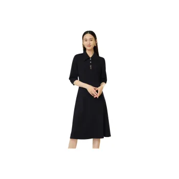 JZ. ANNAKRO Long-Sleeved Dresses Women's Dark Blue