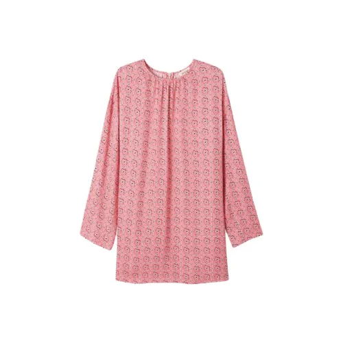 AMERICAN VINTAGE A.M FW24 Dress Varym Long-Sleeved Dresses Women's Amy Flour