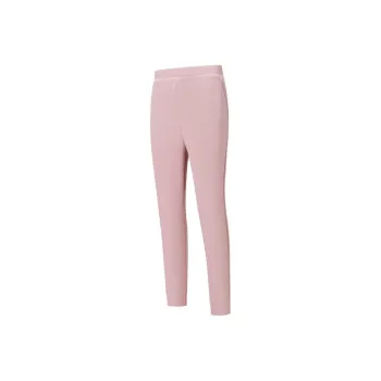 XTEP Variety Training Collection Knitted Sweatpants Women's Wax Apple Red Pink