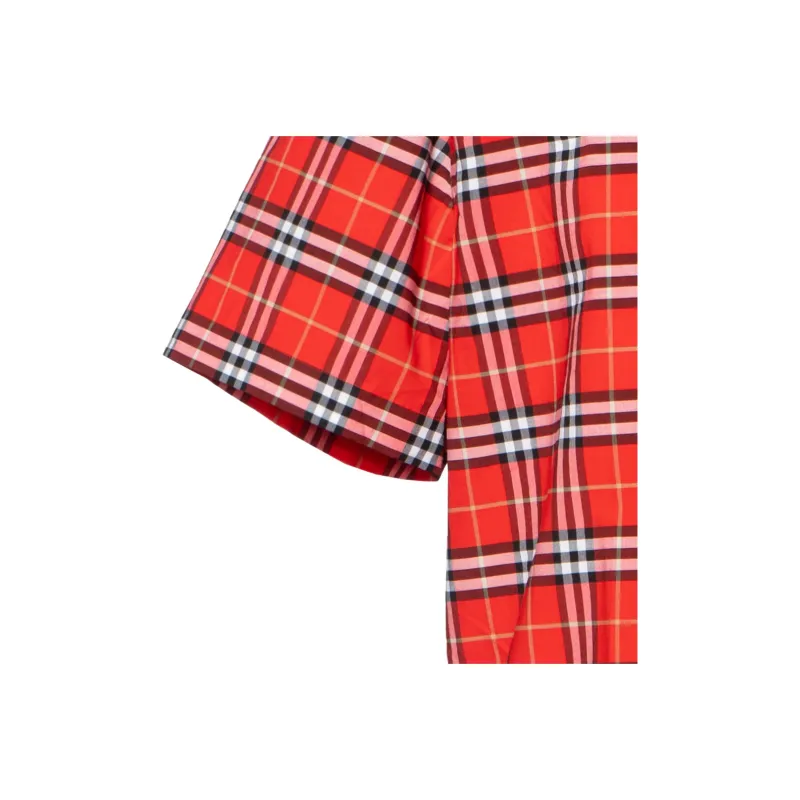 Burberry Shirts Men Red-2