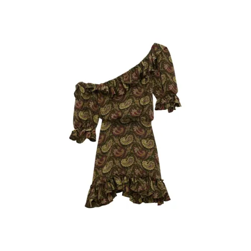 SAINT LAURENT Paisley print Mini Dress
