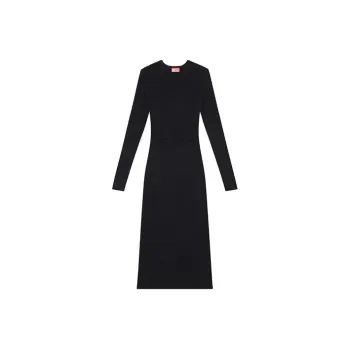 DIESEL M Pelagos Cut Out Ribbed Midi Dress