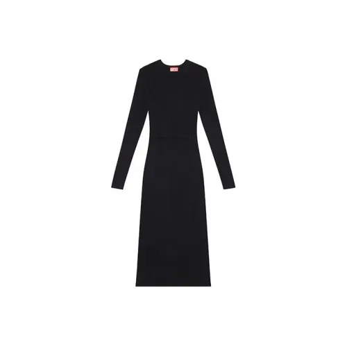 DIESEL M Pelagos Cut Out Ribbed Midi Dress