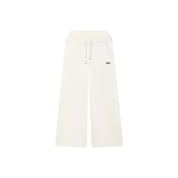 FILA ORIGINALE Knitted Sweatpants Women's Steam White