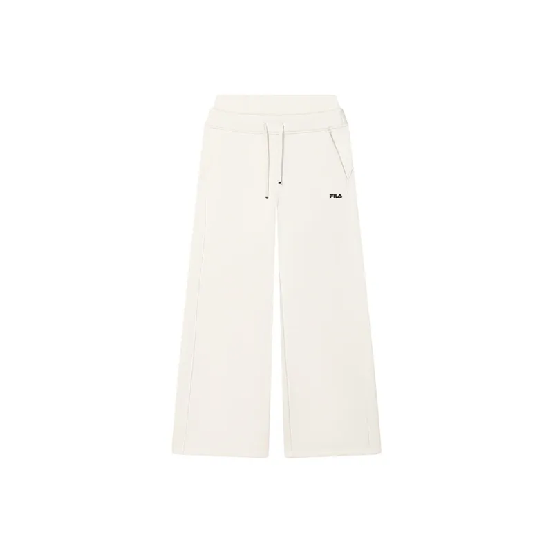 FILA ORIGINALE Knitted Sweatpants Women's Steam White-0