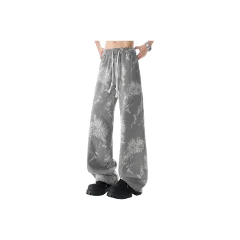 SXSY Knitted Sweatpants Unisex Gray