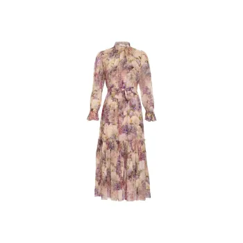 Zimmermann Lantern Floral print Midi Dress