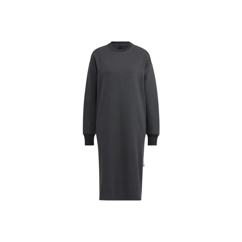 Adidas Long-Sleeved Dresses Women's Gray-0