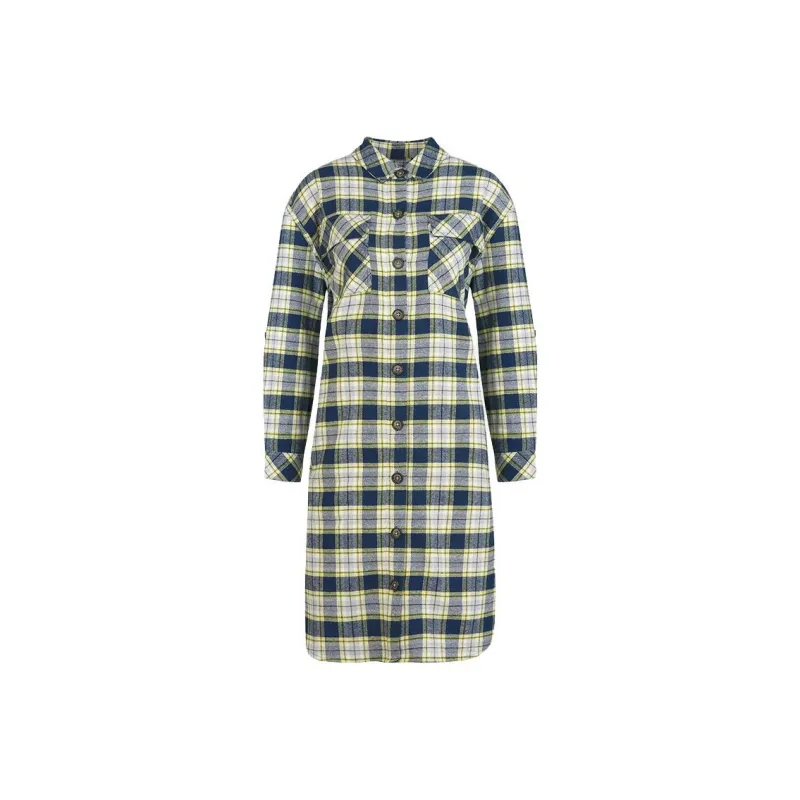 BARBOUR SS23 Long-Sleeved Dresses Women's Turquoise-0