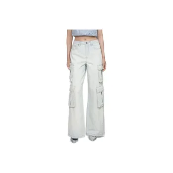 Self portrait Cargo Wide leg Jeans