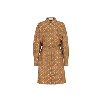 DIOR Christian DIOR All-Over Patterned Button-Up Shirt