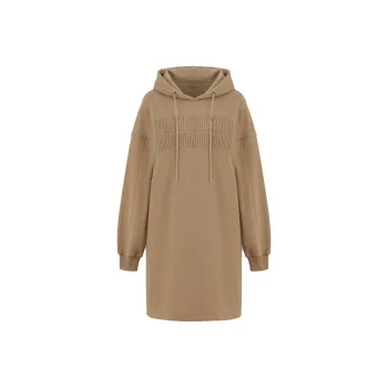 BASIC HOUSE Long-Sleeved Dresses Women's Khaki
